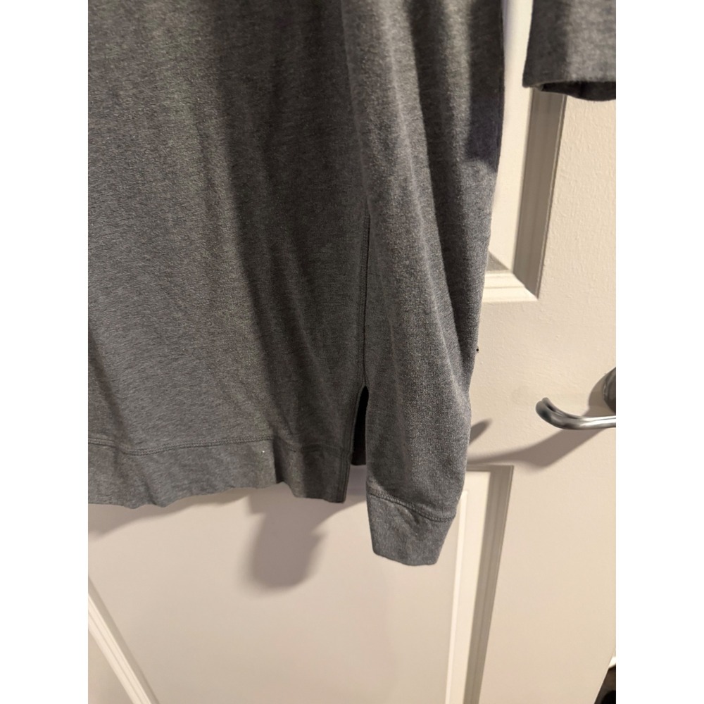 Torrid Womens Plus‎ Size 2 Grey Long Sleeve Scoop Neck Sweatshirt Tunic Dress - Picture 6 of 6